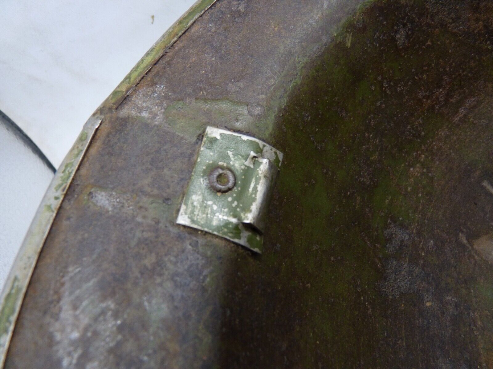 Original WW2 British Style South African Mk2 Army Combat Helmet - The Militaria Shop