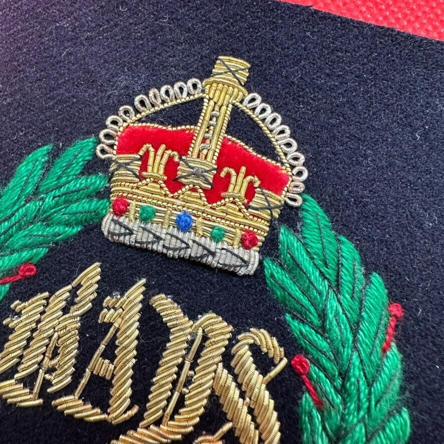 British Army Bullion Embroidered Blazer Badge - 2nd Dragoon Guards - The Militaria Shop