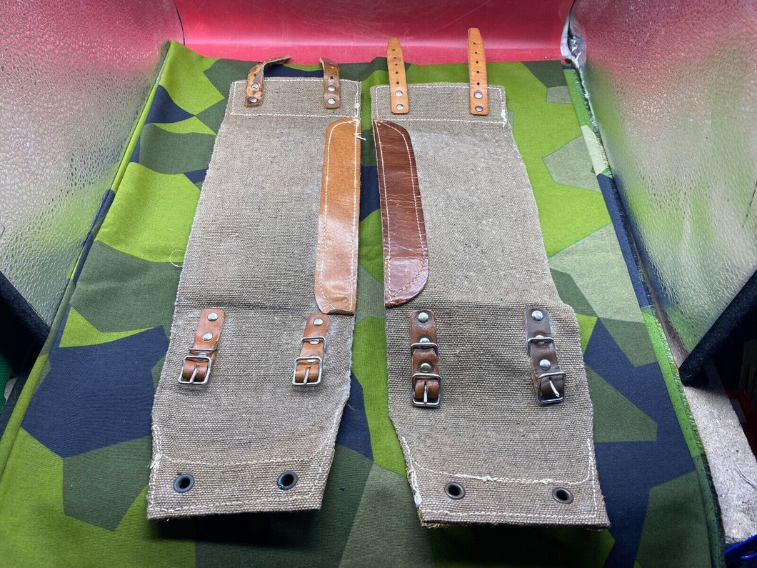 Post WW2 West German Army Soldier's Leg Spats - Very Good Condition - The Militaria Shop