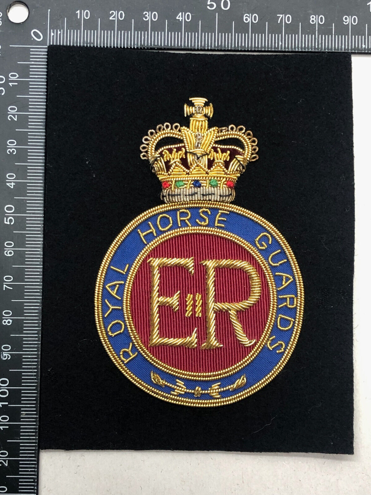 British Army Bullion Embroidered Blazer Badge - Royal Horse Guards - The Militaria Shop