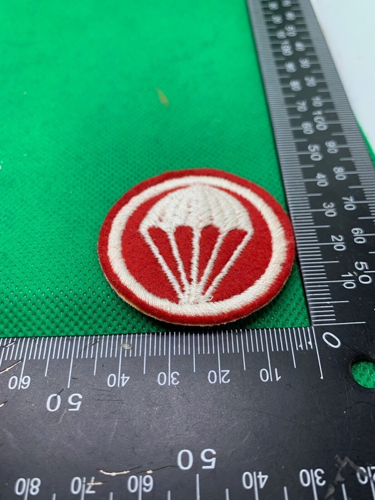 US Army Airborne Paratrooper Garrison Cap Badge - WW2 Pattern - The Militaria Shop