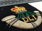 British Army Bullion Embroidered Blazer Badge - Durham Light Infantry - The Militaria Shop