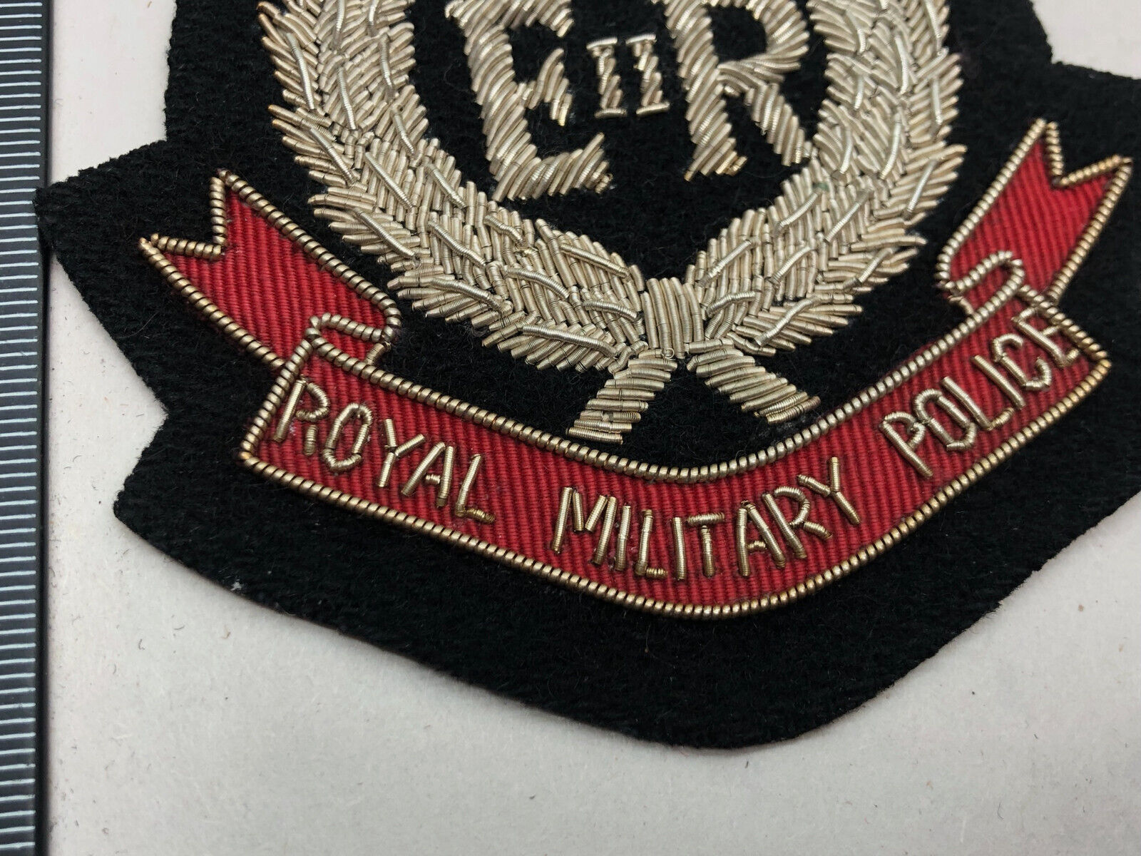 British Army Bullion Embroidered Blazer Badge - Royal Military Police - The Militaria Shop