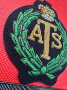 British Army Bullion Embroidered Blazer Badge - ATS - Auxiliary Territorial Serv - The Militaria Shop