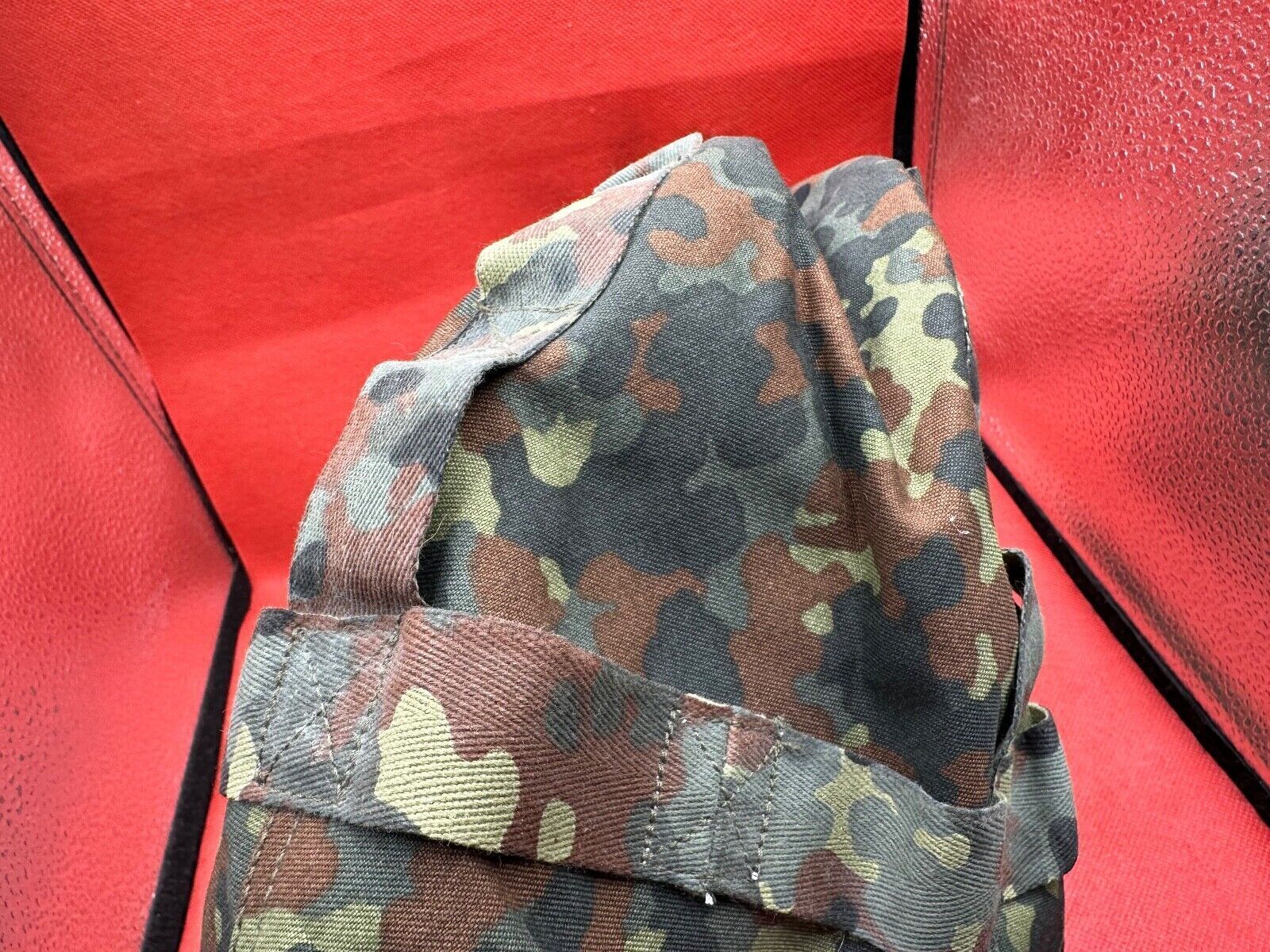 Original Unissued Tarnmuster German Army Camouflaged Helmet Cover - The Militaria Shop
