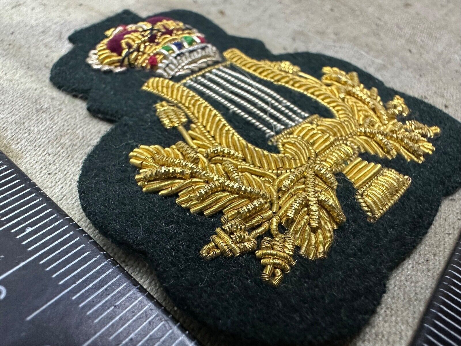 Genuine British Army Trade / Qualification Badge / Patch Braided Bandsman - The Militaria Shop