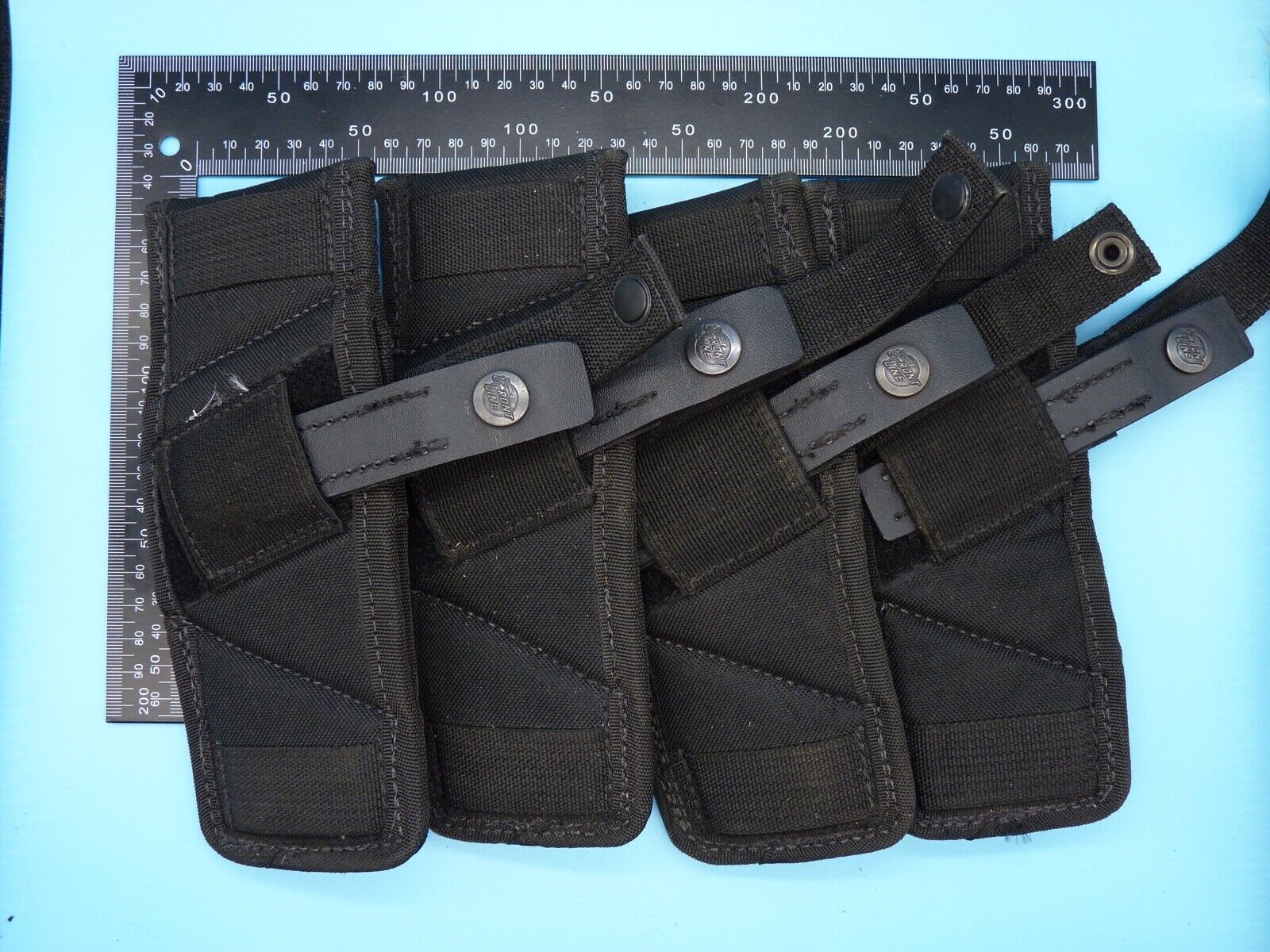 Black Canvass Tactical Belt Mounted Pistol Holster - Front Line Holsters - The Militaria Shop