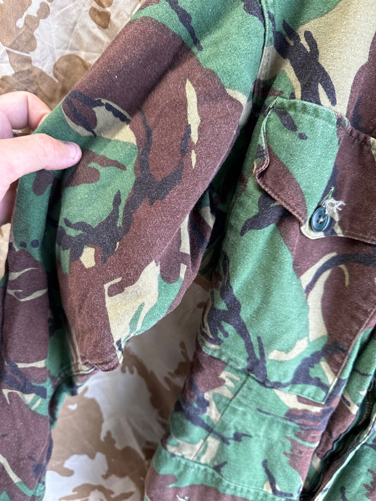 Genuine British Army 1968 Pattern DPM Combat Smock - Size 4 - 38" Chest - The Militaria Shop