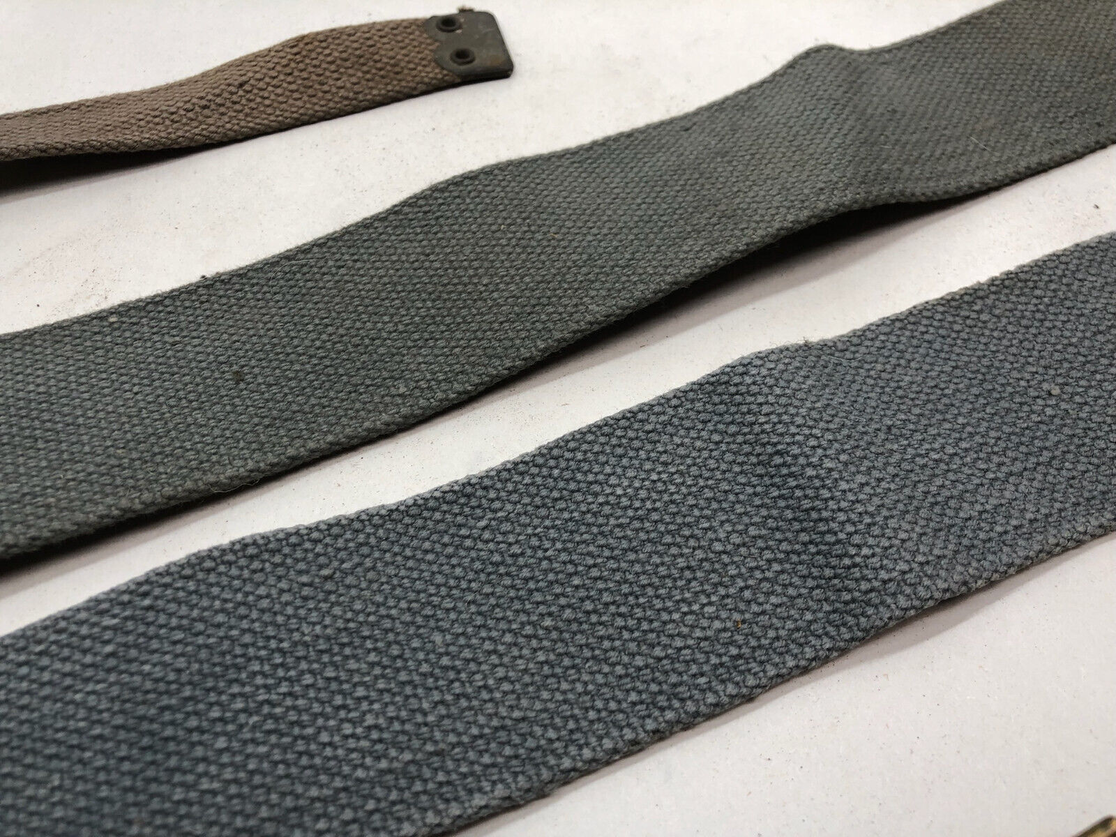 Original WW2 British Royal Air Force Blue 37 Pattern L Strap Set - The Militaria Shop