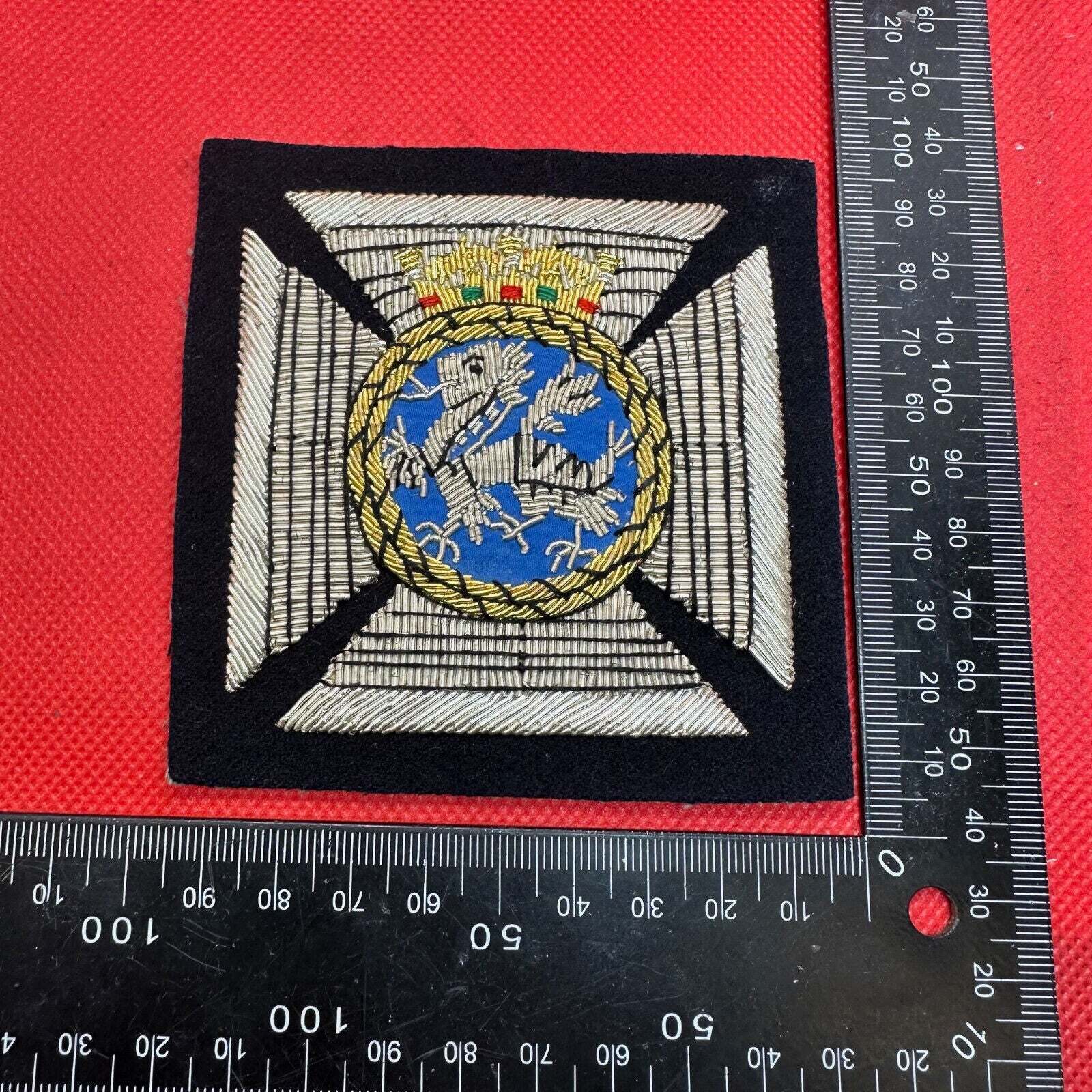 British Army Bullion Embroidered Blazer Badge - Duke of Edinburgh Royal Regiment - The Militaria Shop