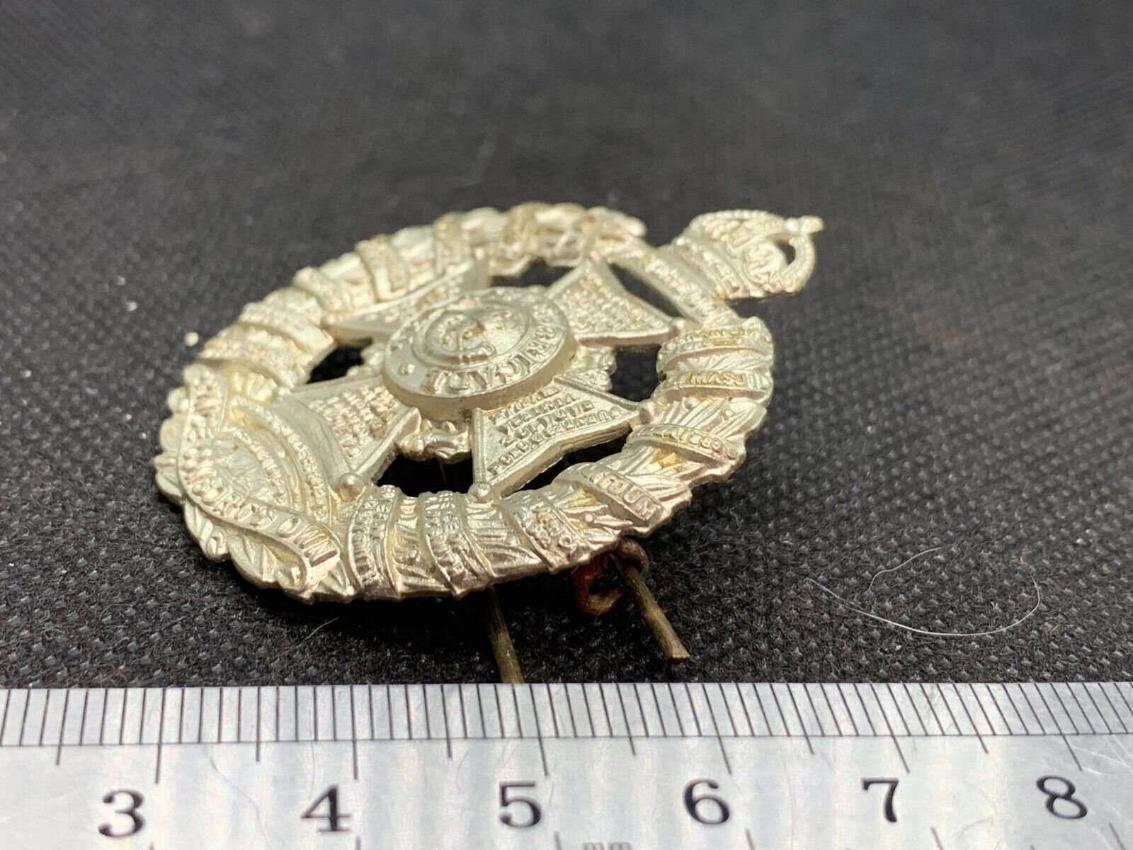 Original WW2 British Army Prince Consorts Own Brass Cap Badge - The Militaria Shop