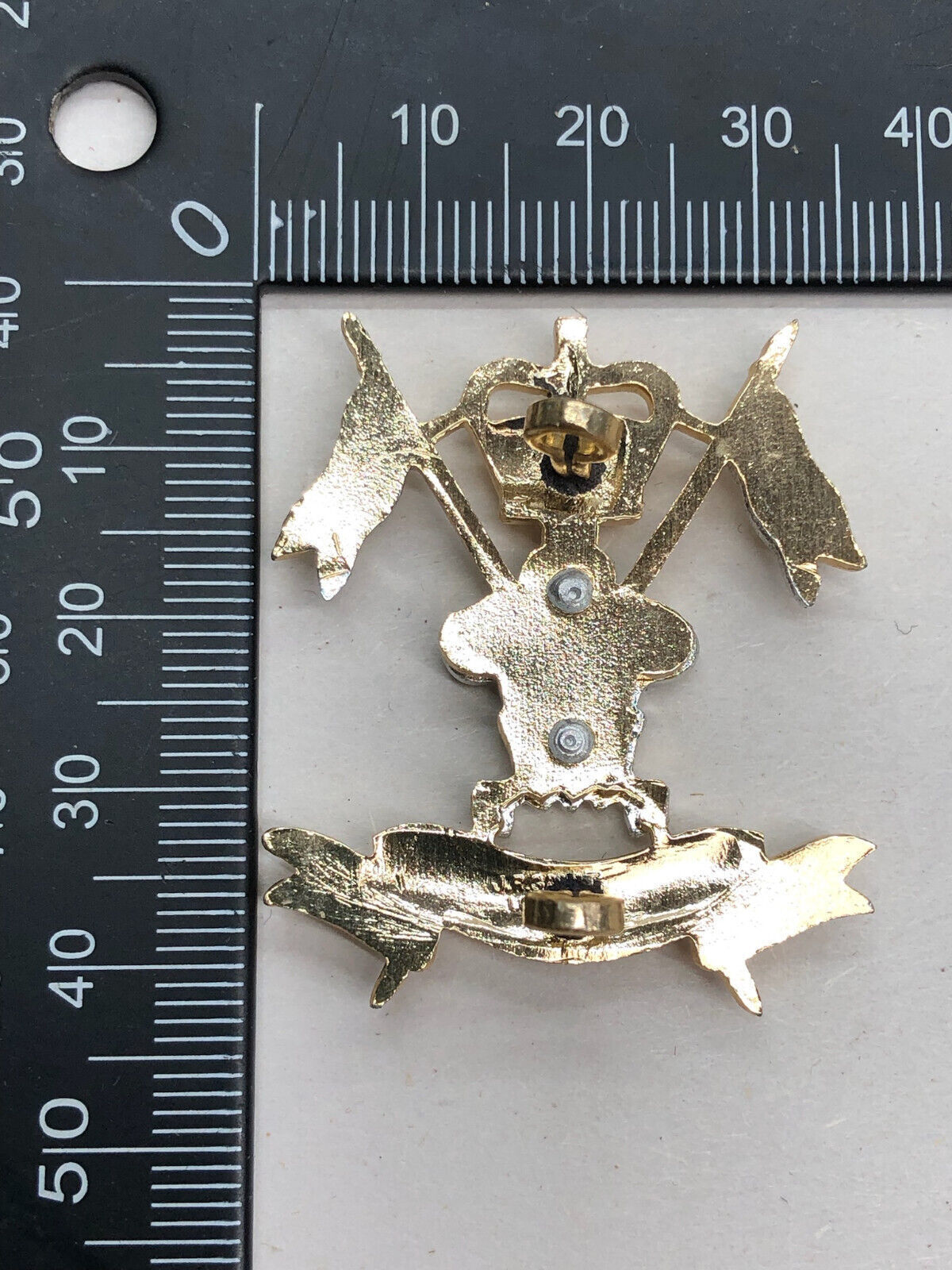 Genuine British Army Cap Badge - 9th/12th Royal Lancers - The Militaria Shop