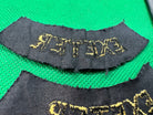 Original WW2 British Home Front Civil Defence Exeter Shoulder Titles - The Militaria Shop