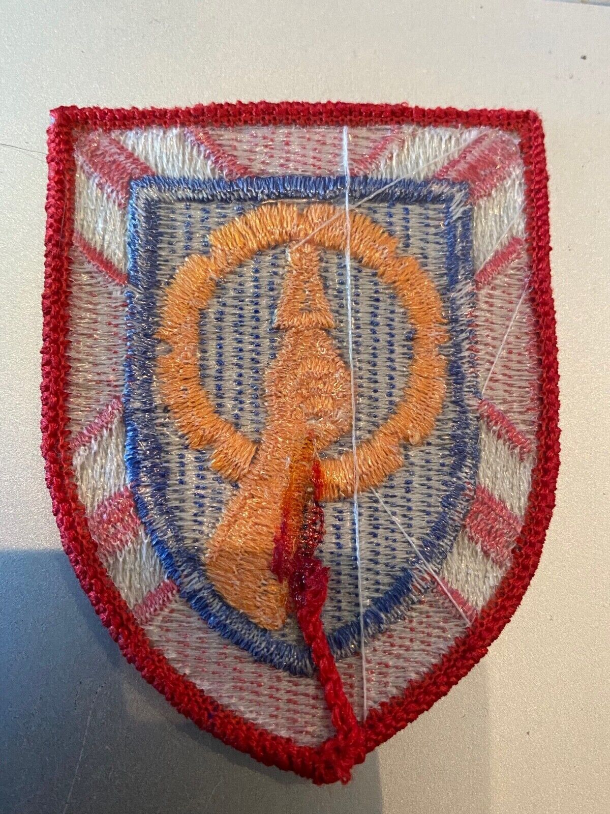 A WW2 / post war US Army Division cloth patch / shoulder badge. - The Militaria Shop