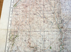 Large WW2 British Army - 1933 dated General Staff map of HARWICK & ESKDALE. - The Militaria Shop