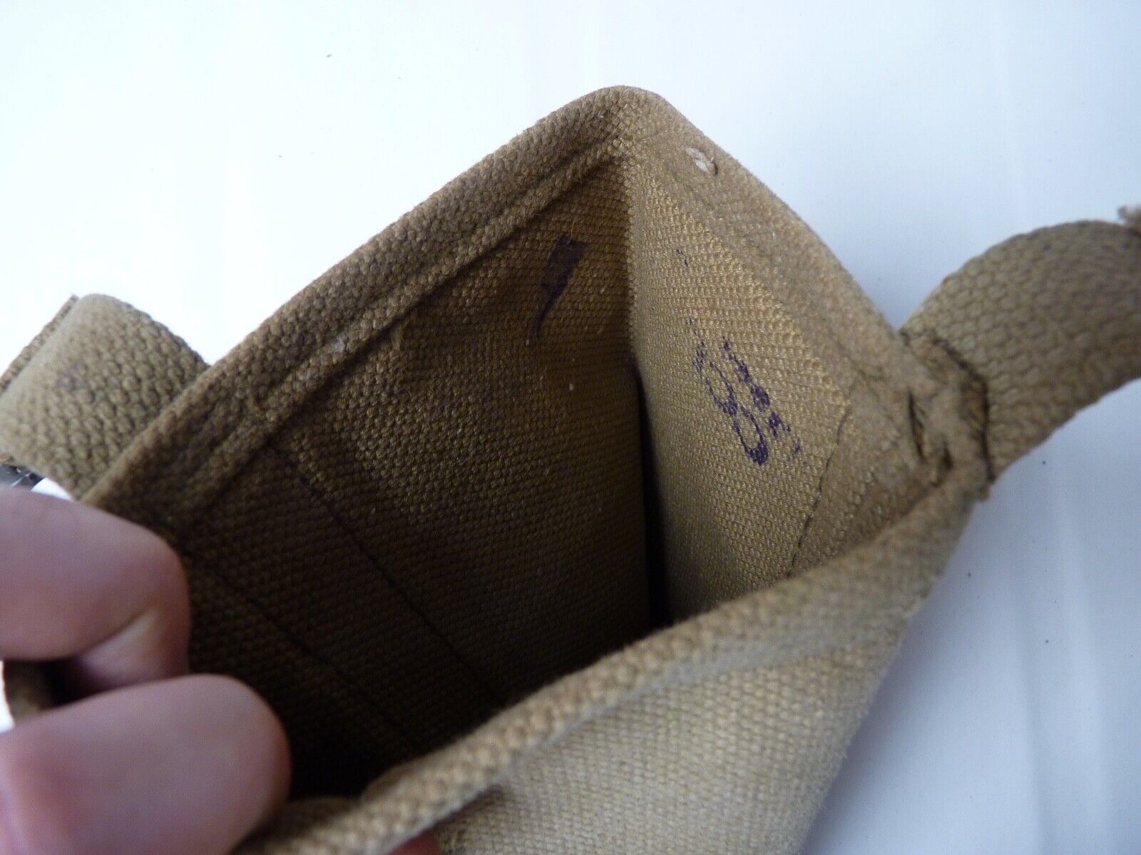 WW2 British Army 37 Pattern Water Bottle Carrier - Original Used Example - The Militaria Shop