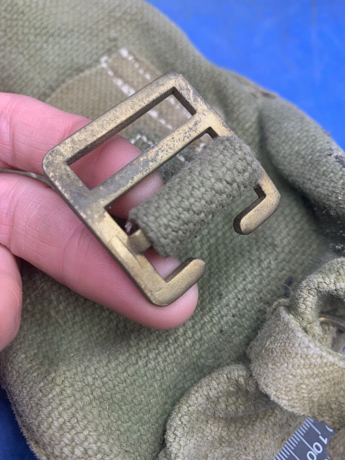 Original British Army 37 Pattern Webbing Bren Pouch WW2 Pattern - The Militaria Shop