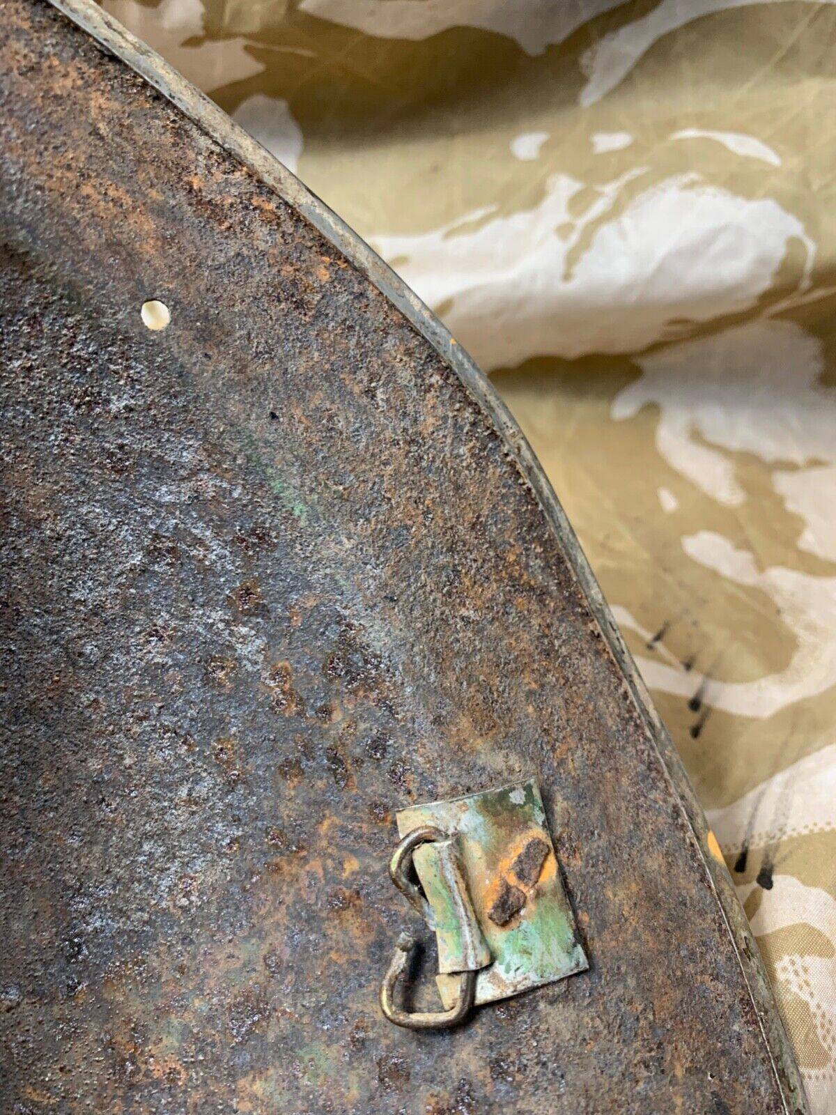 Original WW2 South African Army Mk2 Brodie Helmet - British Style Combat Helmet - The Militaria Shop