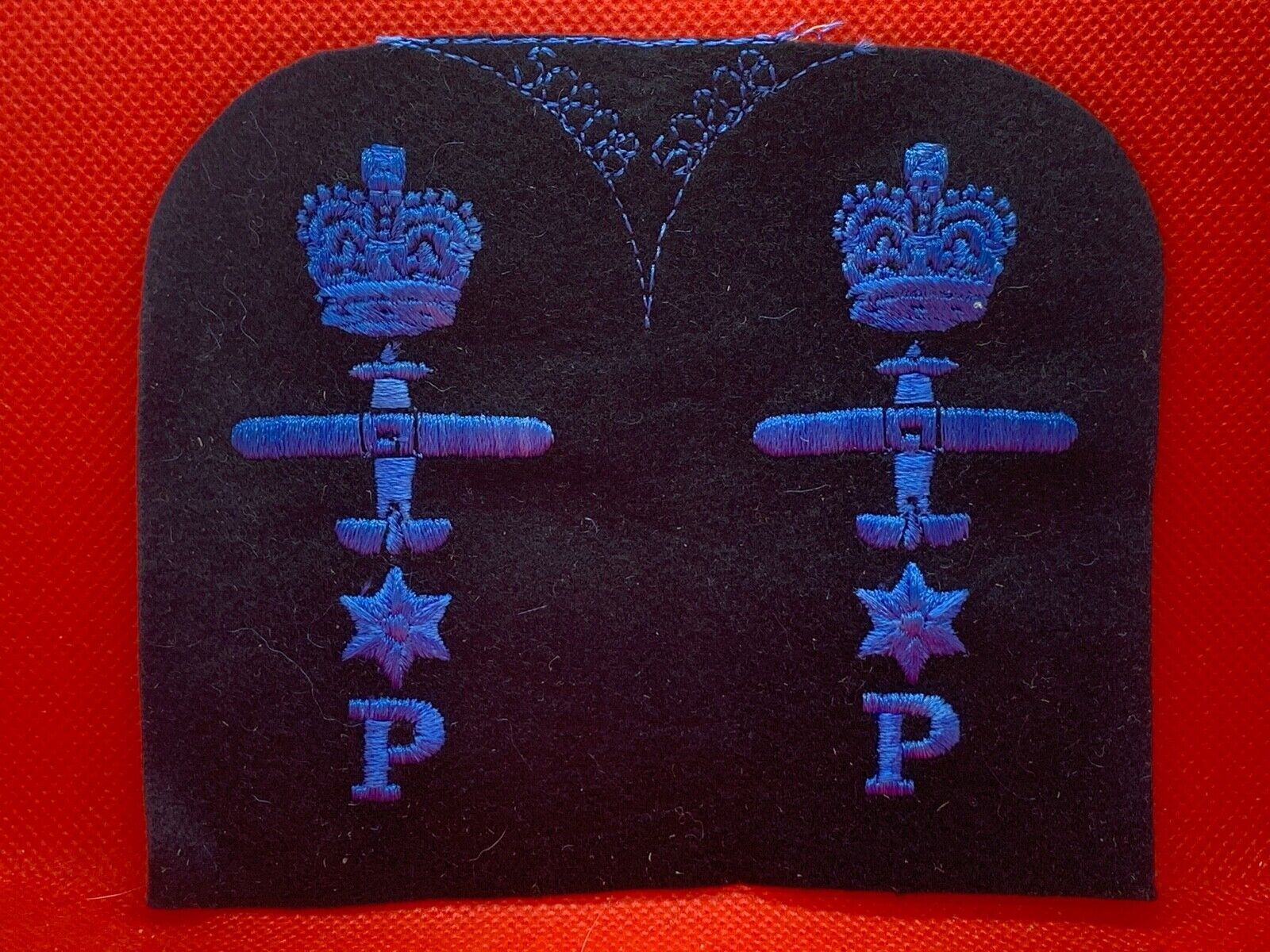 Unissued WOMEN'S ROYAL NAVY WRNs Trade Badge - Air Photographer CPO 1 Star - The Militaria Shop