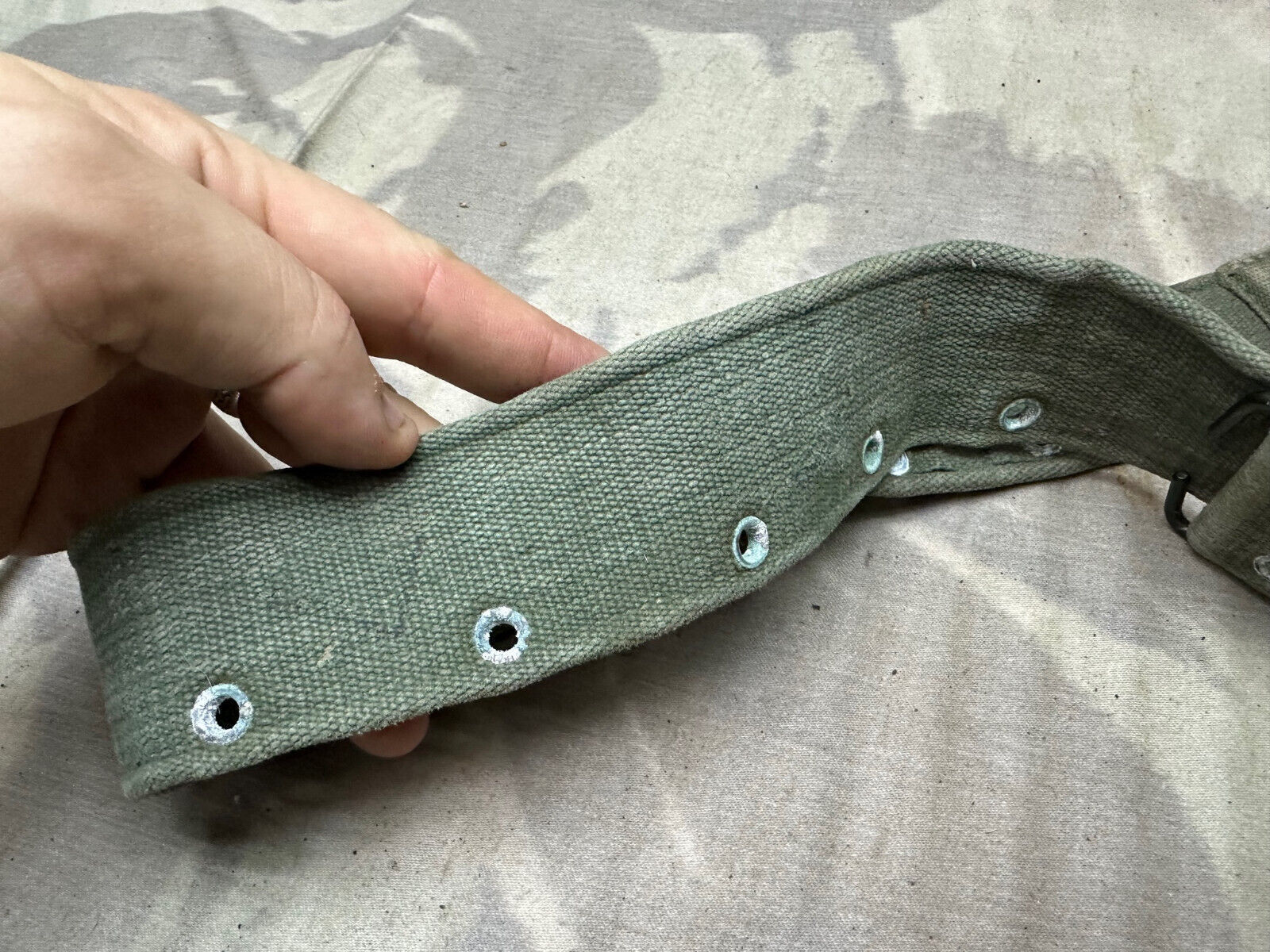 Original WW2 British Army 44 Pattern Soldiers Belt - 36" Waist - The Militaria Shop