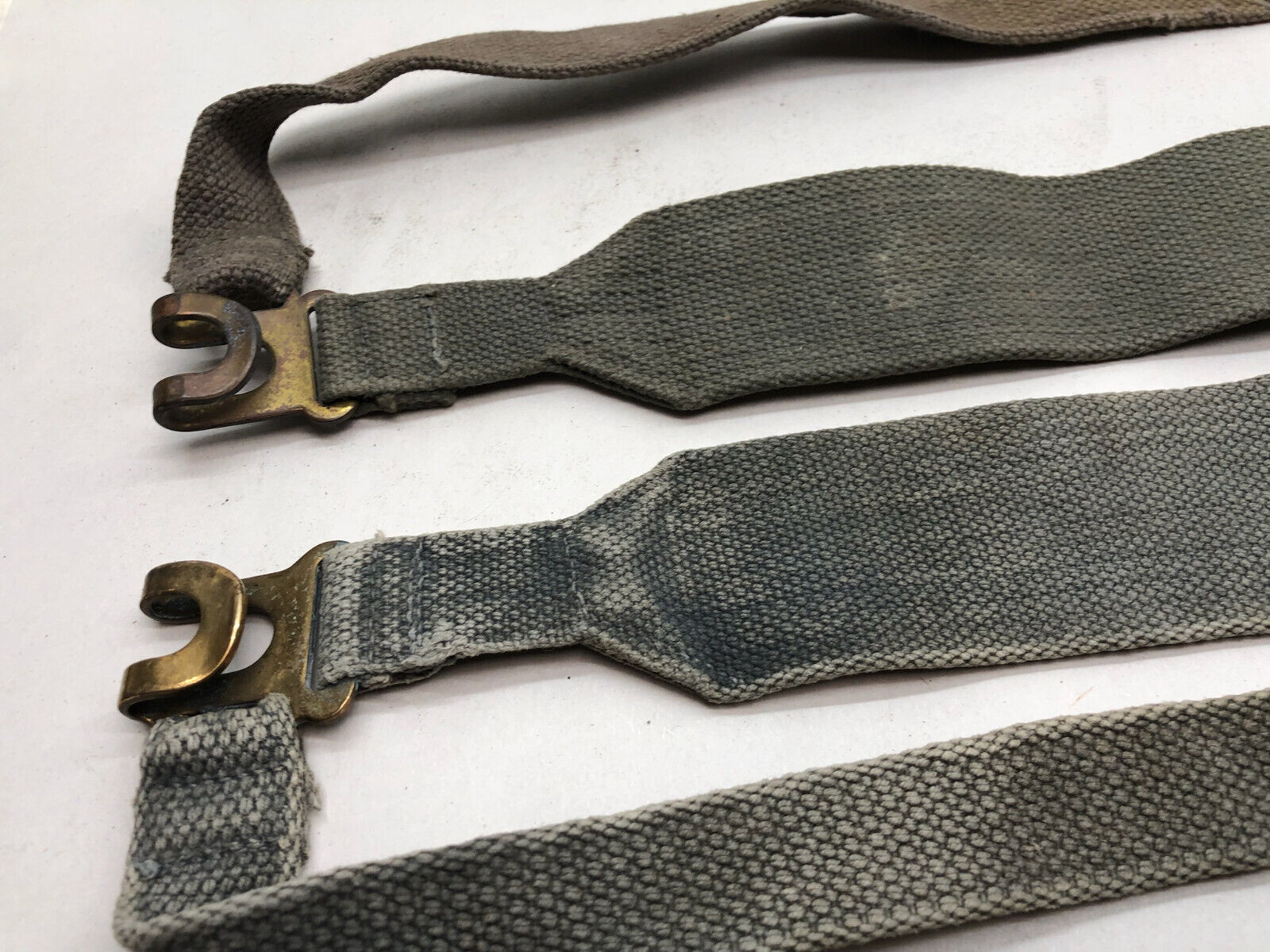 Original WW2 British Royal Air Force Blue 37 Pattern L Strap Set - The Militaria Shop