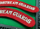Coldstream Guards British Army Shoulder Titles Pair - WW2 Onwards Pattern - The Militaria Shop