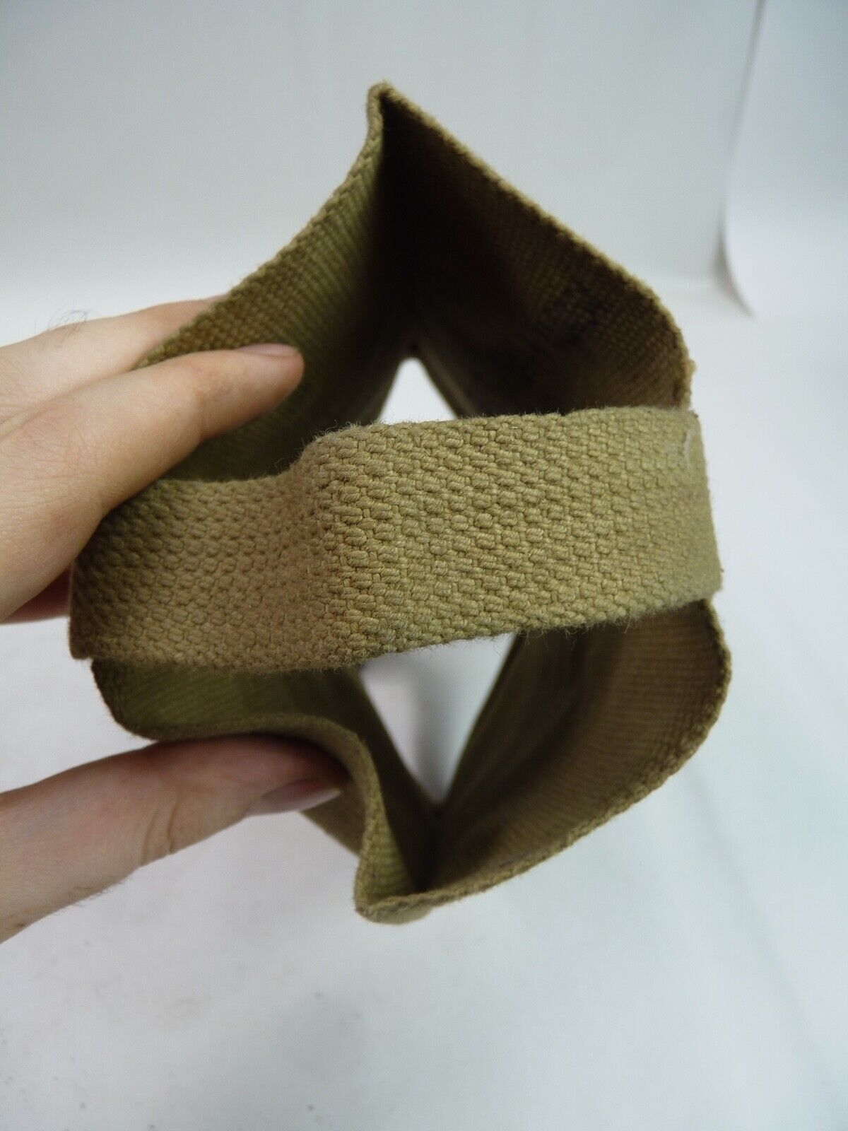 Original WW2 British Army Soldiers Water Bottle Carrier Harness - Dated 1944 - The Militaria Shop