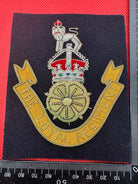 British Army Bullion Embroidered Blazer Badge - The Loyal Regiment - Kings Crown - The Militaria Shop