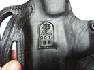 Black Leather Pistol Holster Belt Mounted - De Santis - 001-B3 - The Militaria Shop
