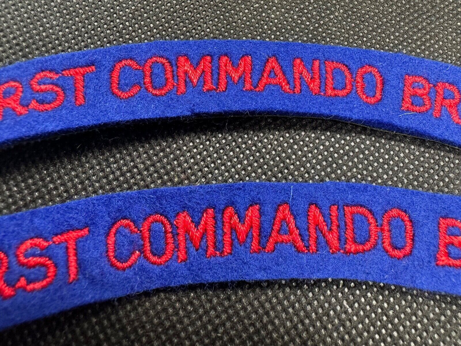First Commando Brigade British Army Shoulder Titles - Nice Reproduction - The Militaria Shop