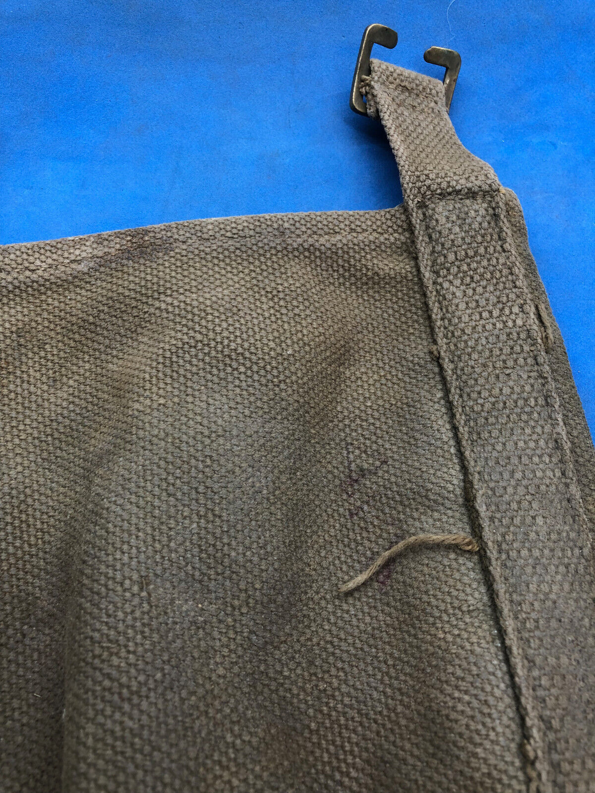 WW2 British Army 37 Pattern Webbing Water Bottle Carrier Harness - 1944 Dated - The Militaria Shop