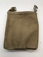 WW2 British Army 37 Pattern Webbing Water Bottle Carrier Harness - 1943 Dated - The Militaria Shop