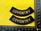 Original WW2 British Home Front Civil Defence Coventry Shoulder Titles - The Militaria Shop