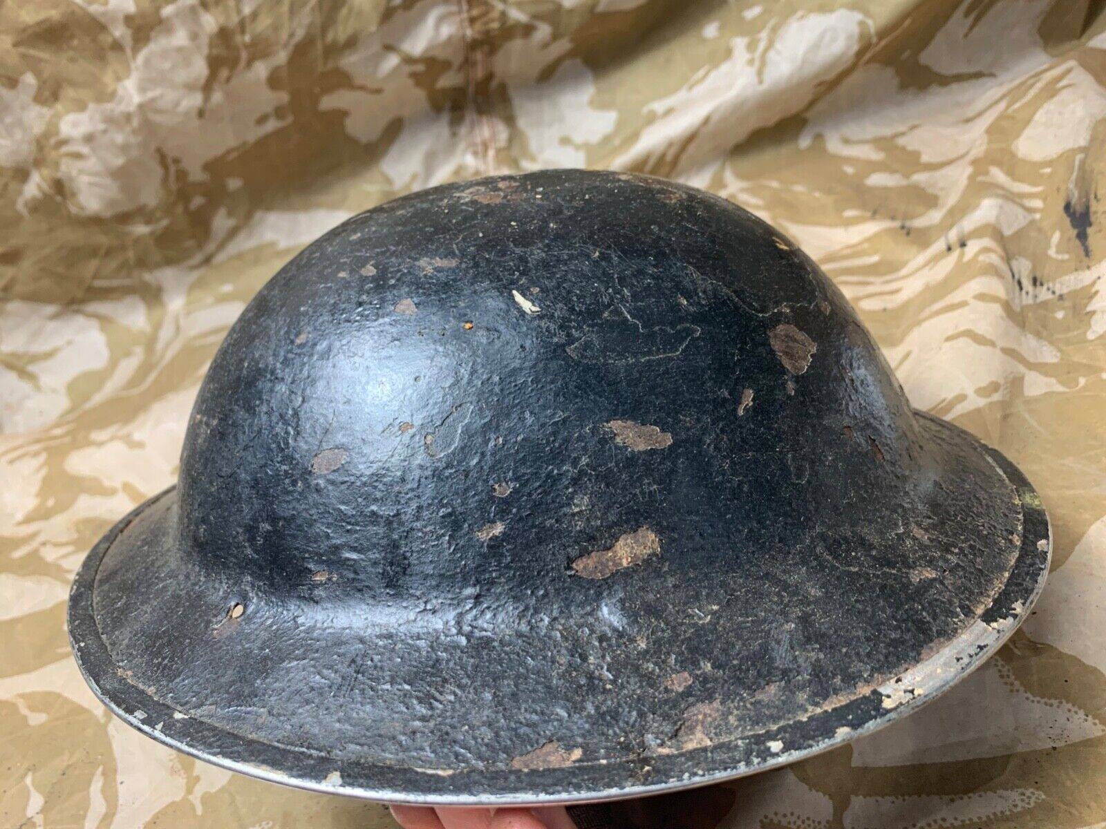 Original WW2 South African Army Mk2 Brodie Helmet - British Style Combat Helmet - The Militaria Shop