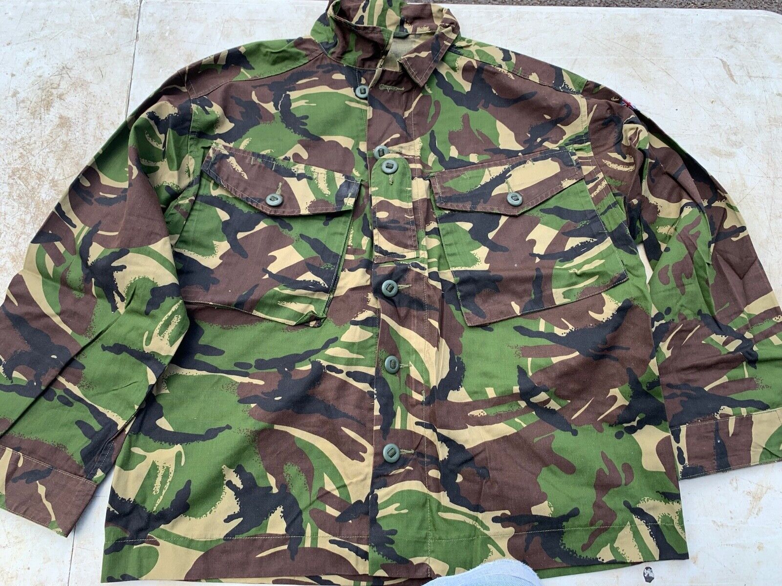 Genuine British Army DPM Woodland Combat Jacket - Size 160/104 - The Militaria Shop