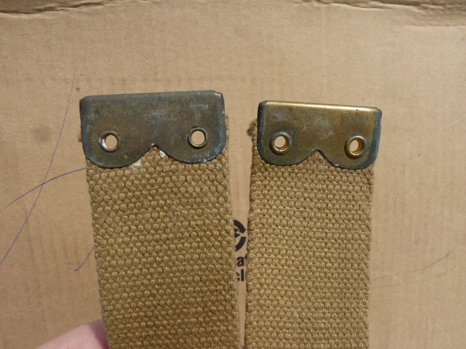Original WW2 British Army 37 Pattern Yoke Utility Shoulder Strap- M.W&S Ltd - The Militaria Shop