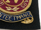 British Army Bullion Embroidered Blazer Badge - 4th Queen's Own Hussars - The Militaria Shop