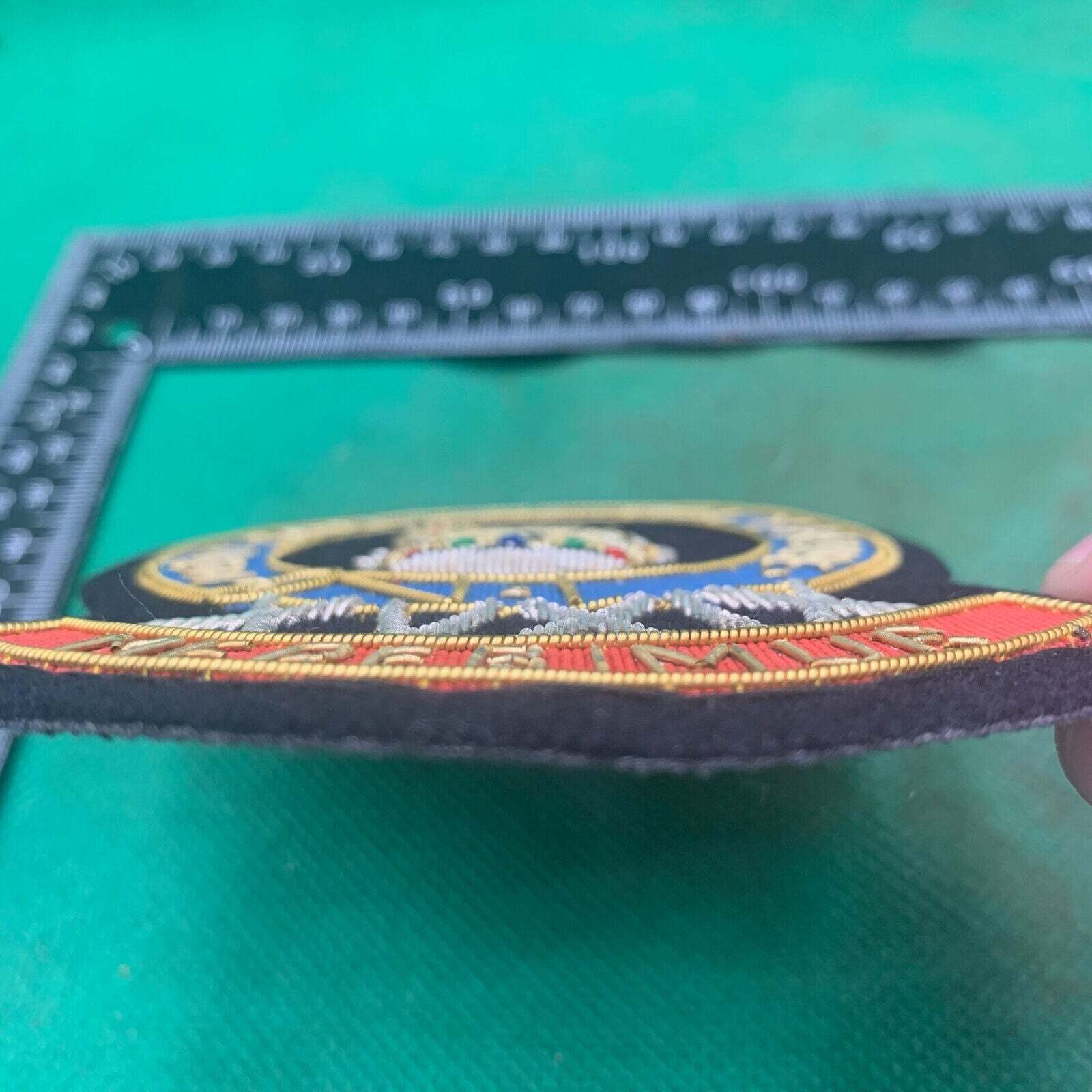 British Army Bullion Embroidered Blazer Badge -15th 19th The Kings Royal Hussars - The Militaria Shop
