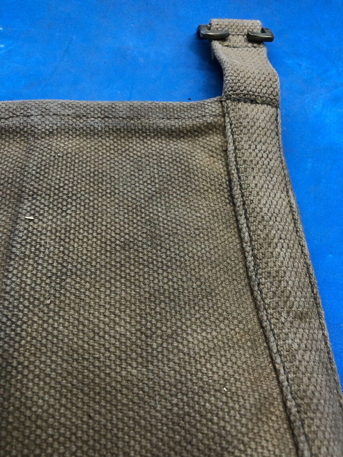 WW2 British Army 37 Pattern Webbing Water Bottle Carrier Harness - 1944 Dated - The Militaria Shop
