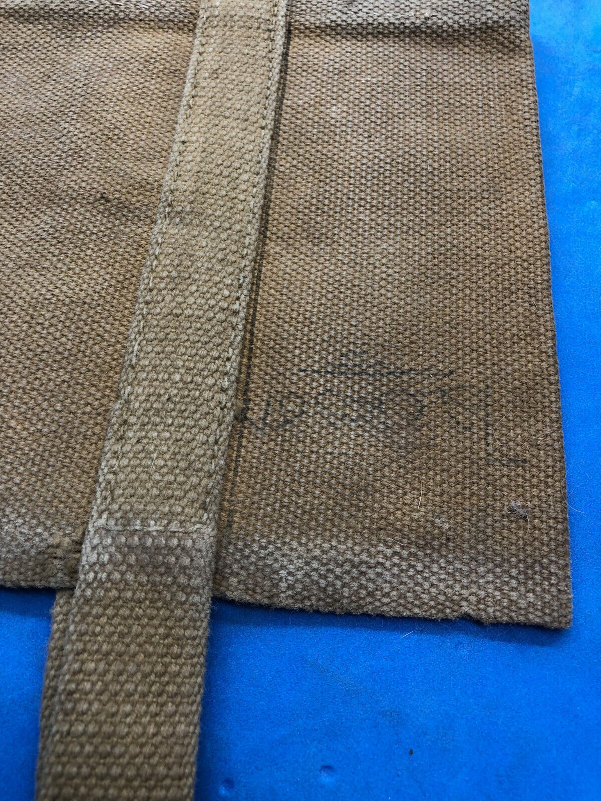 WW2 British Army 37 Pattern Webbing Water Bottle Carrier Harness - 1943 Dated - The Militaria Shop