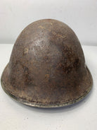 Mk3 Canadian / British Army Original WW2 Turtle Helmet High Rivet - The Militaria Shop