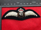 Canadian Air Force Royal Canadian Air Force RCAF WW2 Pilots Wings Kings Crown - The Militaria Shop