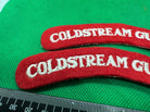 Coldstream Guards British Army Shoulder Titles Pair - WW2 Onwards Pattern - The Militaria Shop
