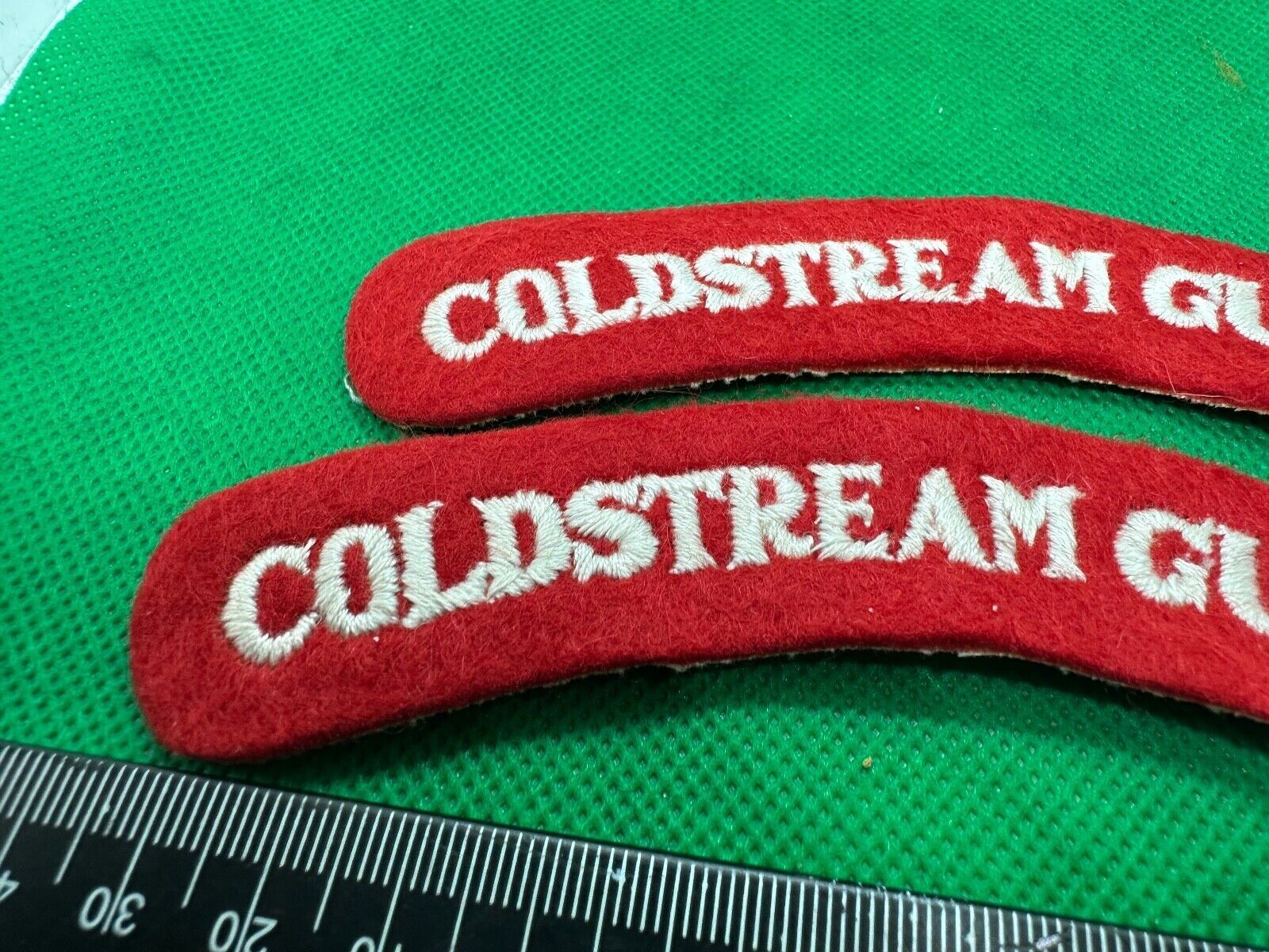 Coldstream Guards British Army Shoulder Titles Pair - WW2 Onwards Pattern - The Militaria Shop