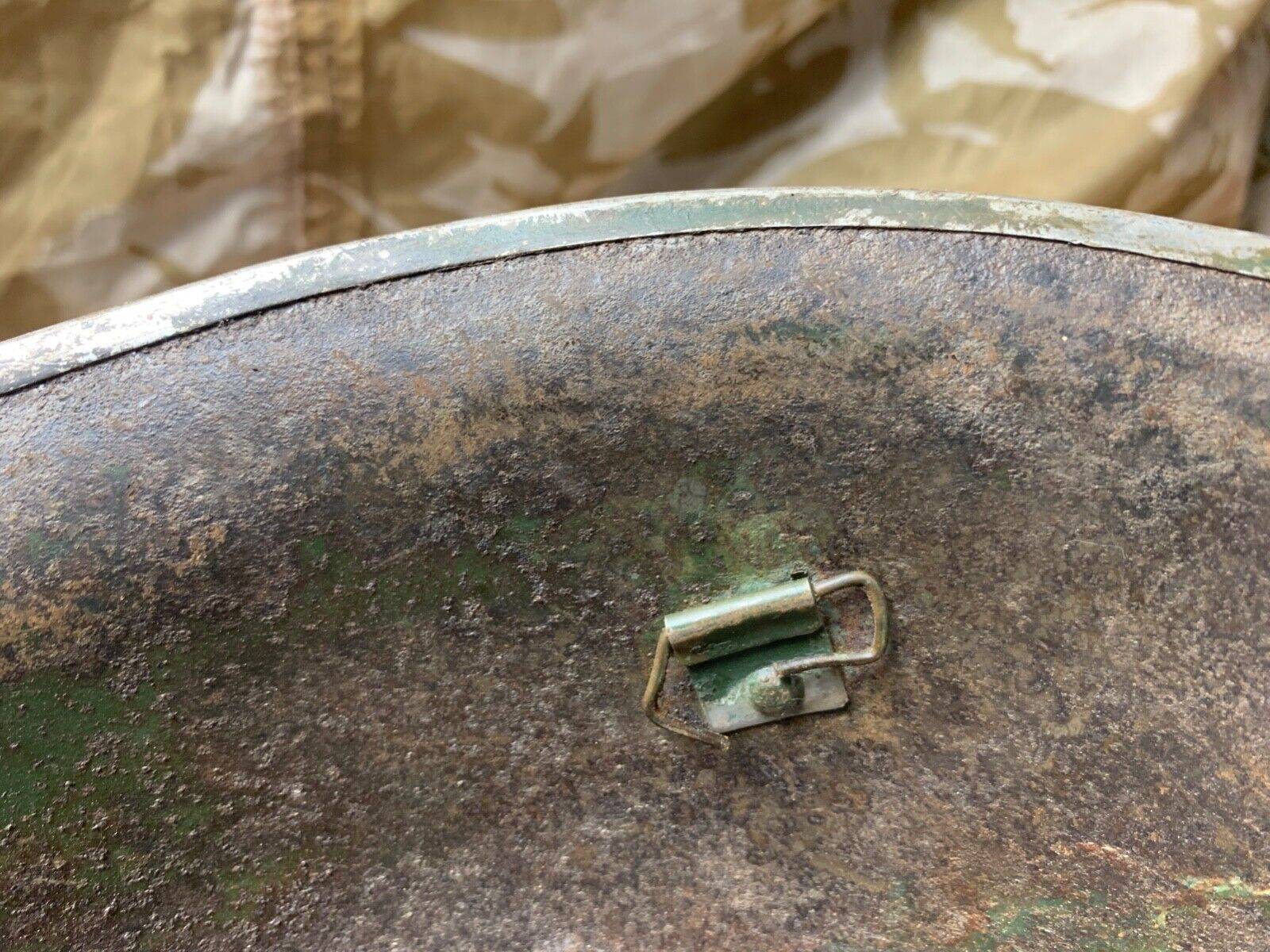 WW2 Mk3 High Rivet Turtle - British / Canadian Army Helmet - Nice Original - The Militaria Shop