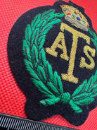 British Army Bullion Embroidered Blazer Badge - ATS - Auxiliary Territorial Serv - The Militaria Shop