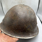 Mk3 Canadian / British Army Original WW2 Turtle Helmet High Rivet - The Militaria Shop