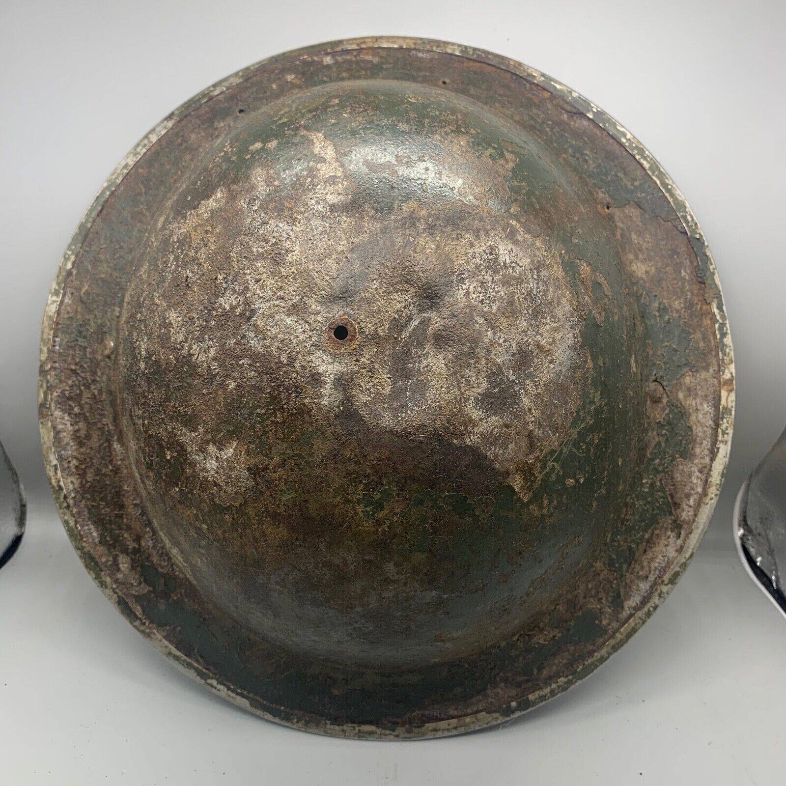 Original WW2 South African Army Mk2 Brodie Helmet - British Style Combat Helmet - The Militaria Shop