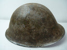 Original WW2 British / Canadian Army Mk3 High Rivet Turtle Army Combat Helmet - The Militaria Shop
