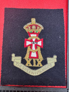 British Army Bullion Embroidered Blazer Badge - The Green Howards - King's - The Militaria Shop